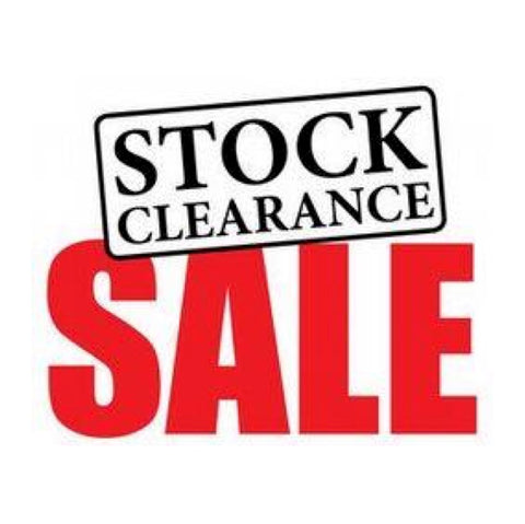 STOCK CLEARANCE SALE