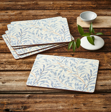 Morris & Co - Placemats - Set of 6 - Willow Bough Blue