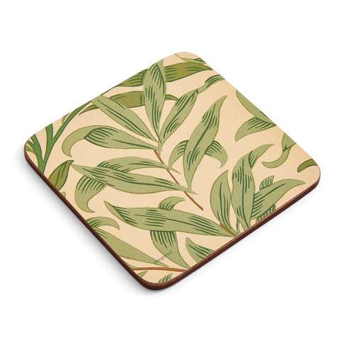 Morris & Co - Coasters - Set of 6 - Willow Bough Green