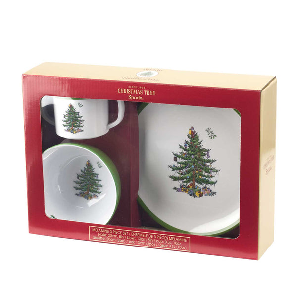 Spode Christmas Tree Children's Piece Melamine Set – HOUSE OF