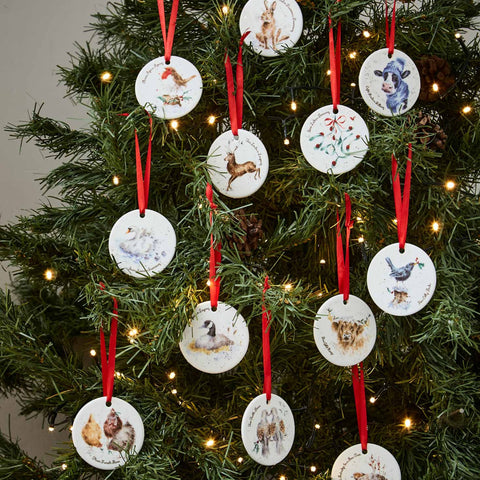 Wrendale - Christmas Decorations - The 12 Days of Christmas