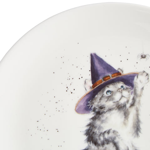 Wrendale - Coupe Side Plate  - Halloween Cat
