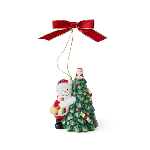 Spode Christmas Tree - Decoration - Tree Hugger  OUT OF STOCK - ORDER NOW FOR SEPTEMBER DELIVERY