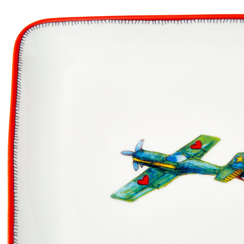 Spode - Kit Kemp - Doodles - Christmas - Ceramic Dessert Tray