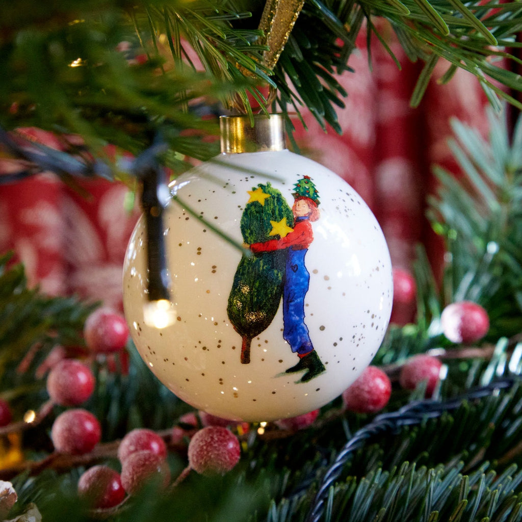 Spode - Kit Kemp - Doodles - Christmas - Bauble - Branch Manager