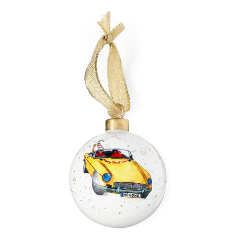 Spode - Kit Kemp - Doodles - Christmas - Bauble - Christmas Cruising