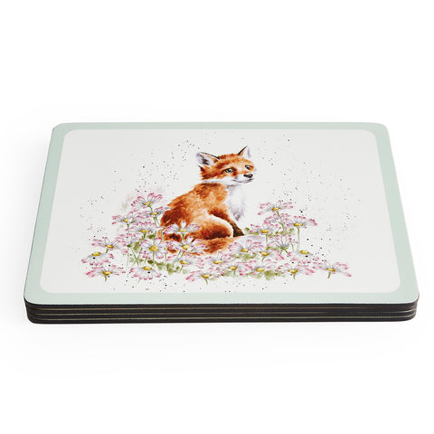 NEW - Wrendale - Placemats - Box Set of 4 - Wildflowers