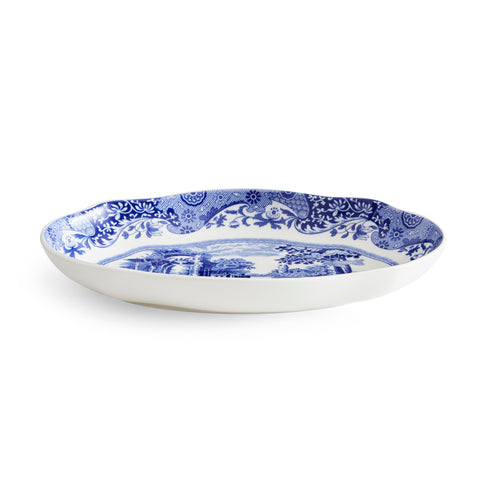 NEW - Spode - Blue Italian - Fluted Oval Dish