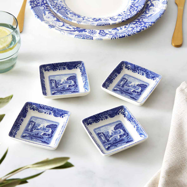 Spode Blue Italian Square Dishes Set of – HOUSE OF PORTMEIRION