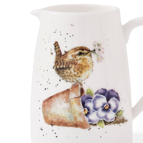 NEW - Wrendale - Mini Posy Jug - Wren - ORDER NOW FOR AUGUST DELIVERY