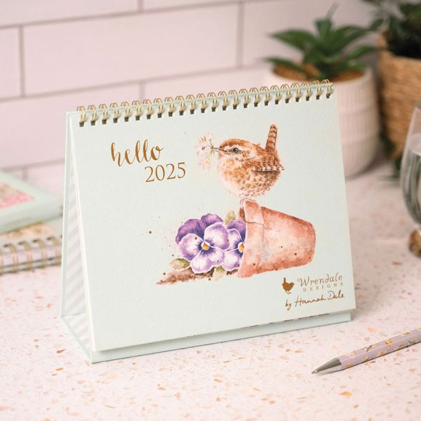 NEW Wrendale Desk Calendar 2025 HOUSE OF PORTMEIRION Wrendale Desk Calendar 2025