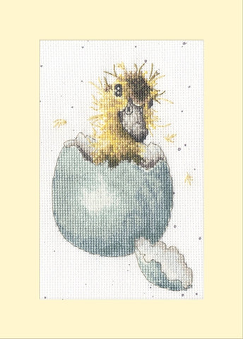Bothy Threads - Wrendale - Greeting Card Cross Stitch Kit - Peek-a-boo