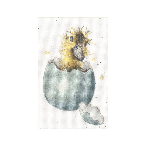 Bothy Threads - Wrendale - Greeting Card Cross Stitch Kit - Peek-a-boo