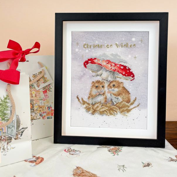 NEW - Bothy Threads - Wrendale - Cross Stitch Kit - Mushroom At The Inn