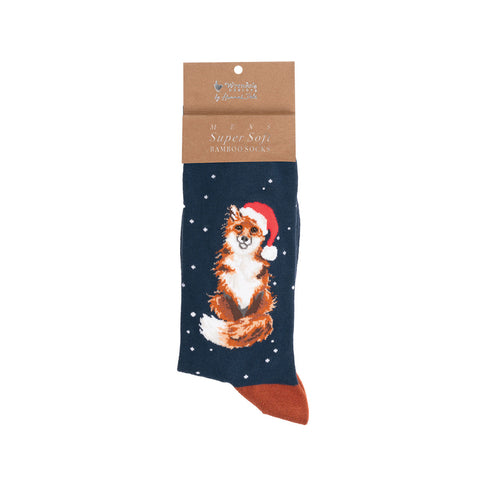Wrendale - Christmas - Bamboo Socks - Men's One Size 7-11
