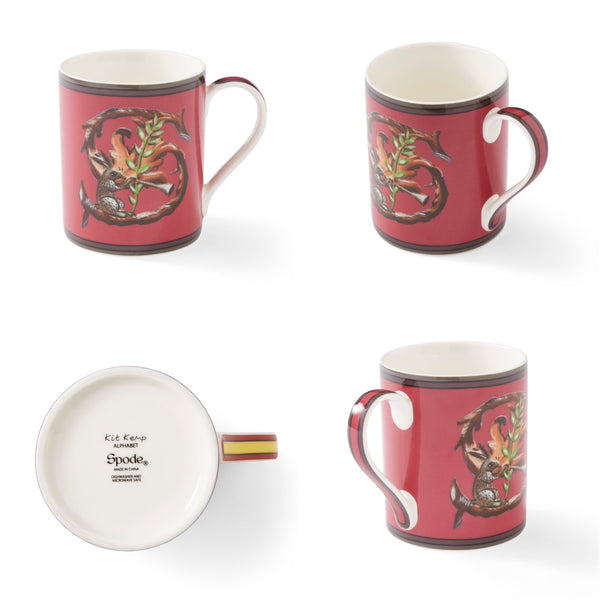 Spode Kit Kemp - Taza Del Alfabeto (Kit Kemp - Alfabeto A