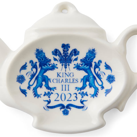 NEW - Spode - King Charles III Coronation - Commemorative Teabag Tidy