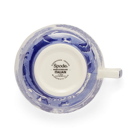 Spode - Blue Italian - Breakfast Cup & Saucer