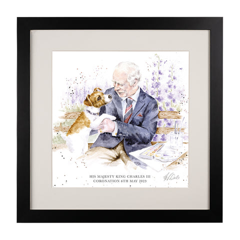 SPECIAL OFFER - LIMITED STOCK - Wrendale - KING CHARLES III - Coronation Prints