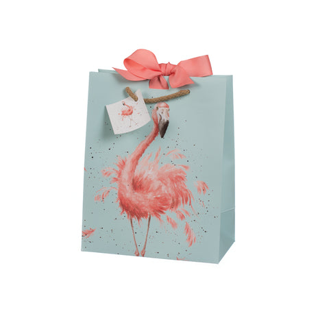 Wrendale - Gift Bag - Medium - Flamingo