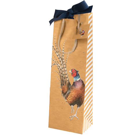 Wrendale - Gift Bag - Bottle Bag - Ready for My Close Up - Pheasant