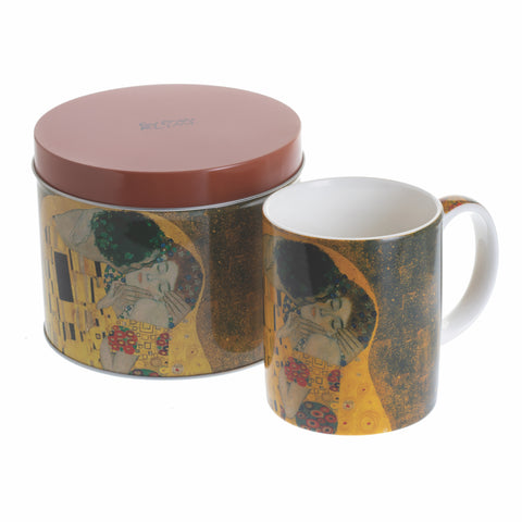 John Beswick - Art Mug & Tin Set - Klimt The Kiss