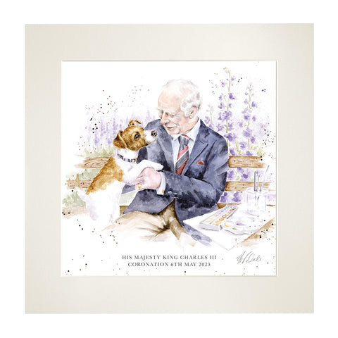 SPECIAL OFFER - LIMITED STOCK - Wrendale - KING CHARLES III - Coronation Prints
