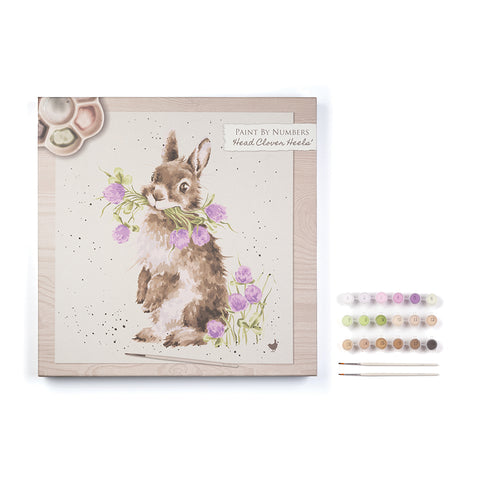 Wrendale - Craft Collection - Paint By Numbers - Head Clover Heels Rabbit