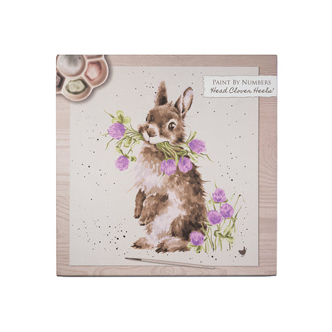 Wrendale - Craft Collection - Paint By Numbers - Head Clover Heels Rabbit
