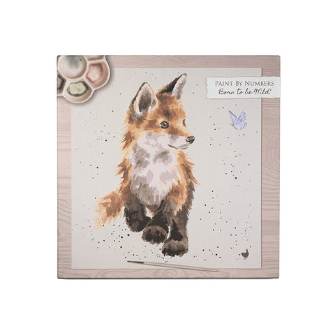 Wrendale - Craft Collection - Paint By Numbers - Born to be Wild Fox Cub