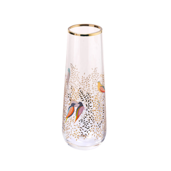 Sara Miller Chelsea Gold Tall 35cm Glass Vase | Temptation Gifts - View #9