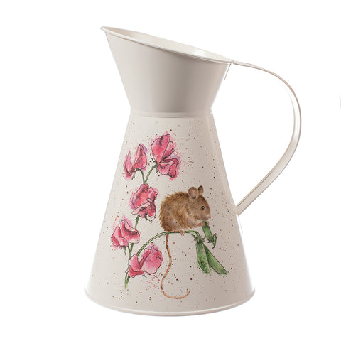 Wrendale Flower Jug - The Pea Thief Mouse