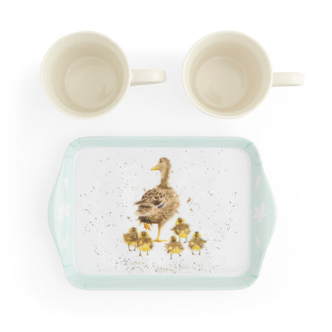 Wrendale - Mini Mugs & Tray Set - Lovely Mum - Ducks