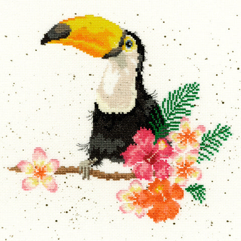 Bothy Threads - Wrendale - Cross Stitch Kit - Toucan of my Affection - Toucan Bird