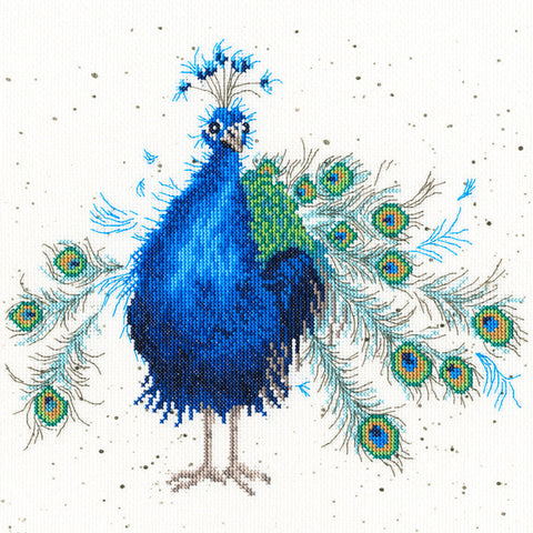 Bothy Threads - Wrendale - Cross Stitch Kit - Practically Perfect - Peacock