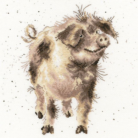 Bothy Threads - Wrendale - Cross Stitch Kit - Truffles and Trotters - Pig