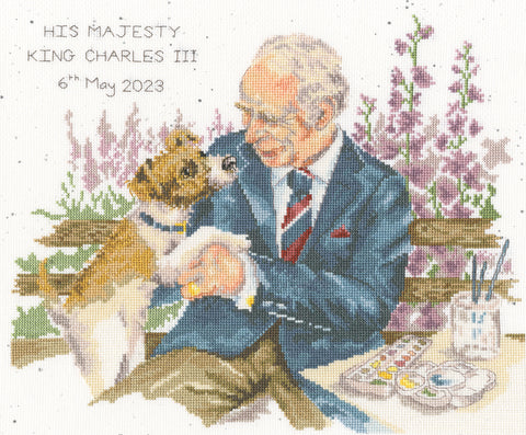 Bothy Threads - Wrendale - Cross Stitch Kit - His Majesty The King