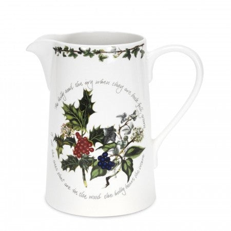 The Holly & the Ivy Large Bella Jug 1.7 Litre / 3 Pint