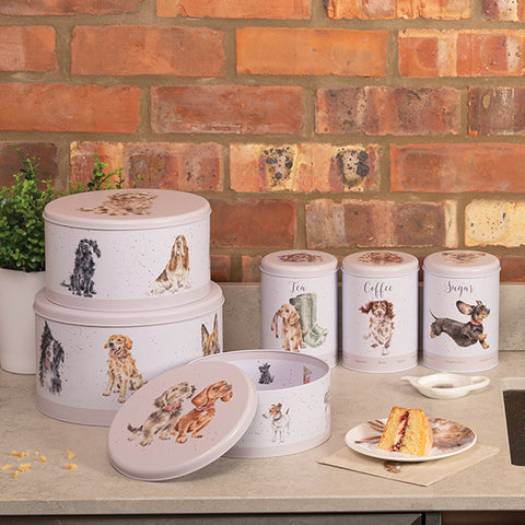 WRENDALE TINWARE, CADDIES & CANISTERS