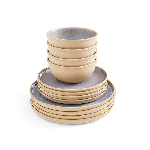 Portmeirion Minerals - 12 Piece Dinner Set - Aqumarine