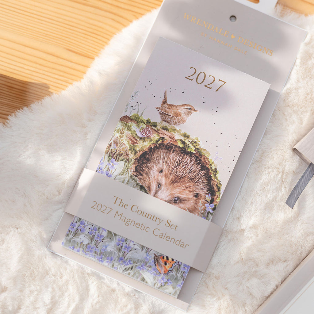 NEW - Wrendale - Magnetic Small Slim Calendar - 2027