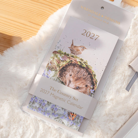 NEW - Wrendale - Magnetic Small Slim Calendar - 2027