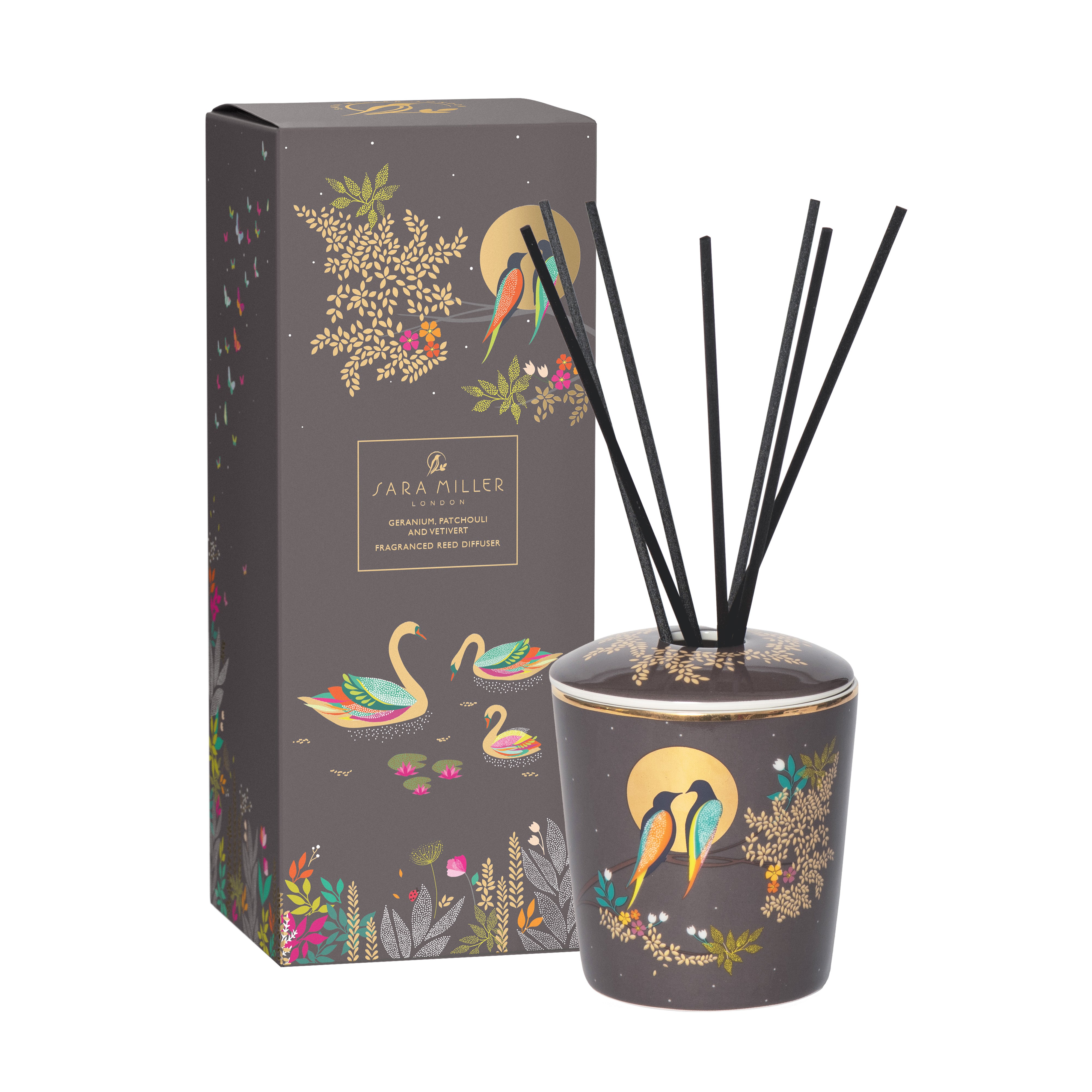 Sara Miller - Chelsea - Reed Diffuser - Geranium, Patchouli & Vetivert ...