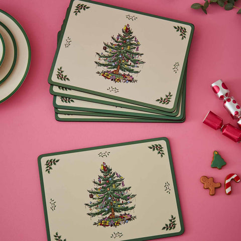 Spode Christmas Tree - Placemats - Box Set of 6