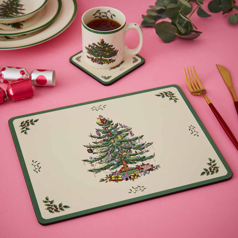 Spode Christmas Tree - Placemats - Box Set of 6