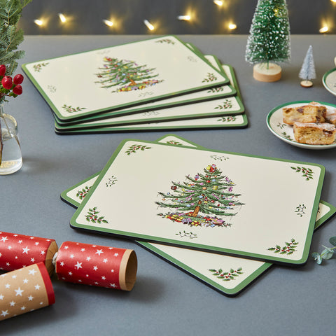 Spode Christmas Tree - Placemats - Box Set of 6