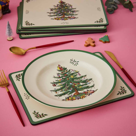 Spode Christmas Tree - Placemats - Box Set of 6