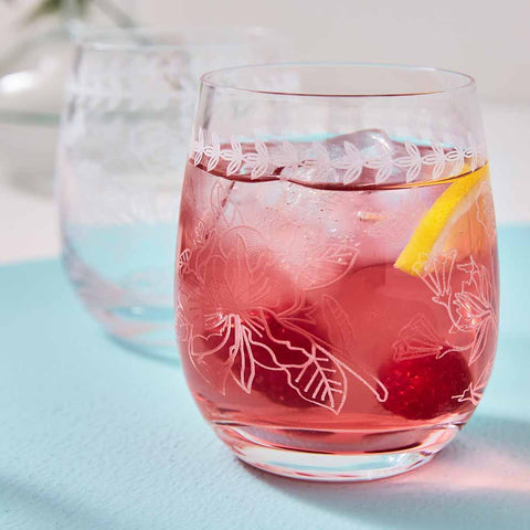 Botanic Garden - Gift Box Set of 4 Small Glass Tumblers