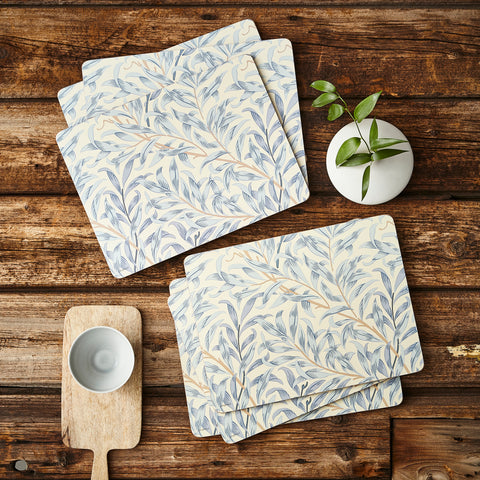 Morris & Co - Placemats - Set of 6 - Willow Bough Blue