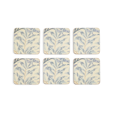 Morris & Co - Coasters - Set of 6 - Willow Bough Blue